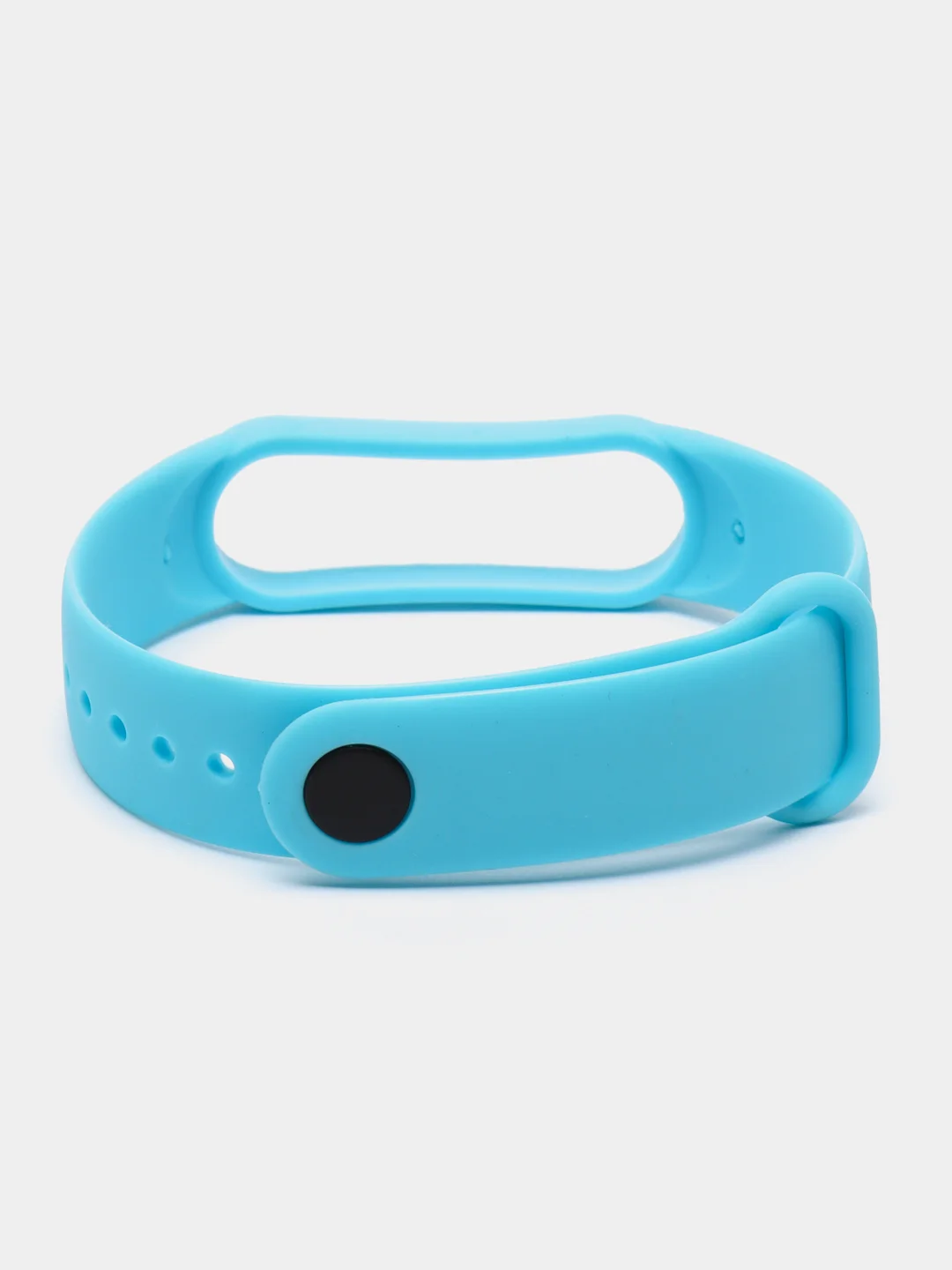 Голубой силиконовый ремешок для фитнес-браслетов Xiaomi Mi Band 5