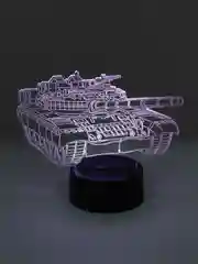 Ночник 3D "Танк"