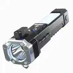 Фонарик многофункциональный , с зарядкой от USB, удобный в руке, с магнитом, резаком