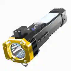 Фонарик многофункциональный , с зарядкой от USB, удобный в руке, с магнитом, резаком