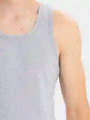 Серый меланж мужская майка