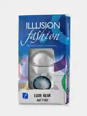 Голубой цветные контактные линзы ILLUSION fashion LUXE 8,6/ 14,5/ 0.00