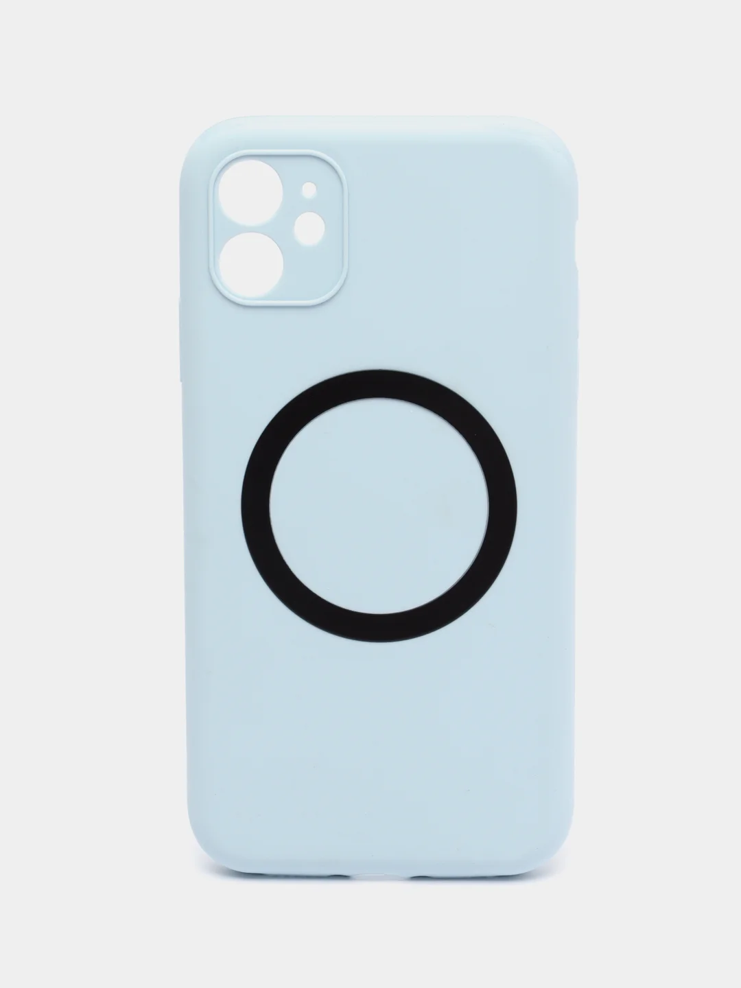 Ледяной чехол Silicone Case для iPhone 11/12/13/14/Pro/Max/Plus/Mini, с функцией MagSafe (Магсейф)