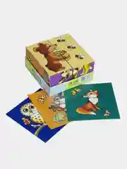 4 кубика Baby Step "Лесные животные"
