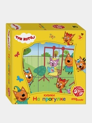 9 кубиков "Три кота. На прогулке" (АО "СТС")