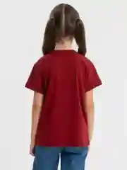 Бордовый футболка детская
