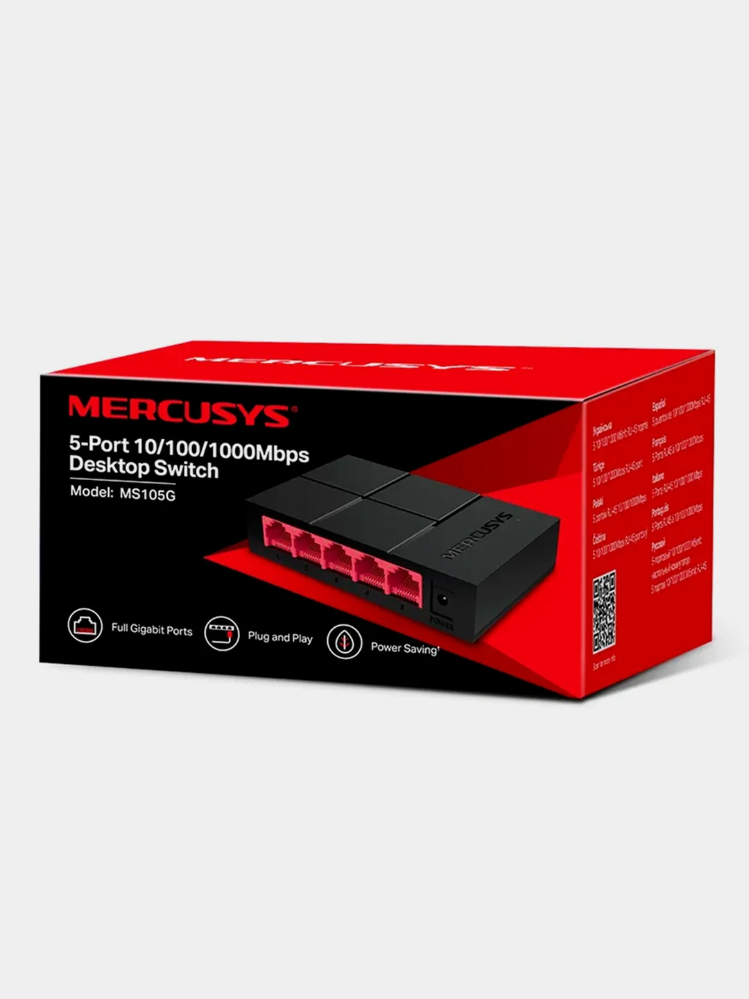 Коммутатор Mercusys MS105G с 5 портами