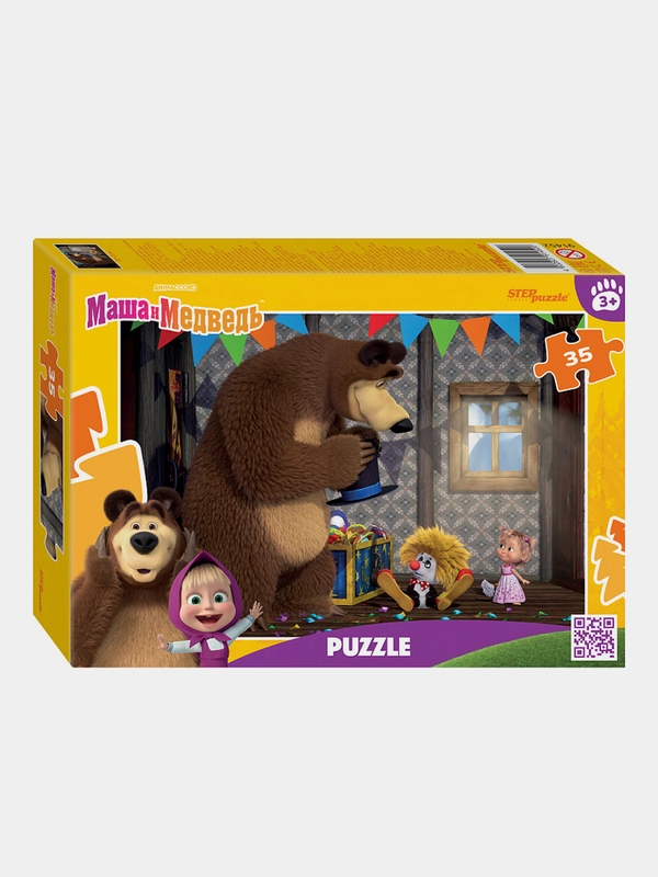 Мозаика "puzzle" 35 "Маша и Медведь (нов.)" (Анимаккорд)