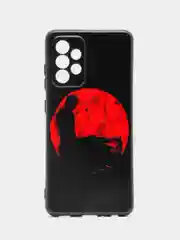 Сиреневый силиконовый чехол для Samsung Galaxy A52 / A52S, с принтом, с рисунком, Самсунг А52 А52С