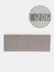 Белый цифровой электронный будильник
