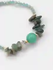 Лайм браслет из натурального камня