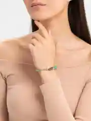 Лайм браслет из натурального камня
