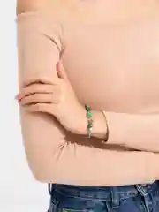 Лайм браслет из натурального камня