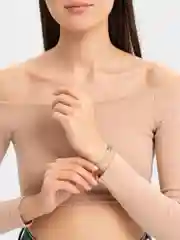 Зелёный хаки браслет из натурального камня