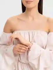 Розовый женский металлический браслет, 4 цвета