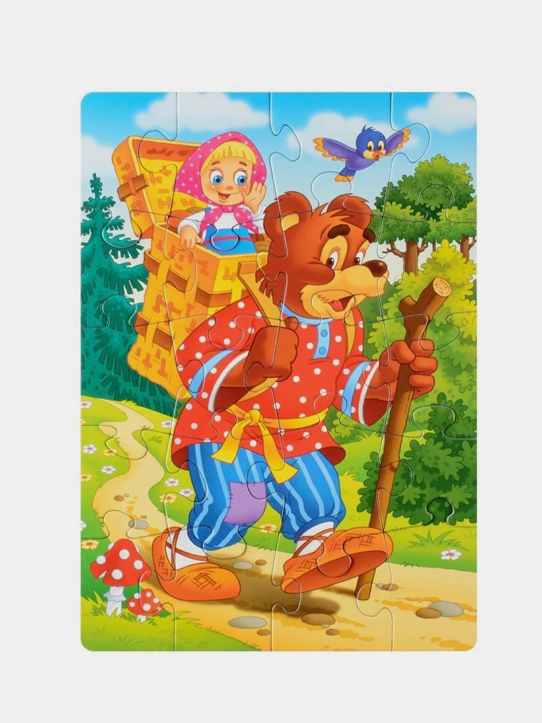 Мозаика "puzzle" 20 "Маша и Медведь" (Mini-maxi)