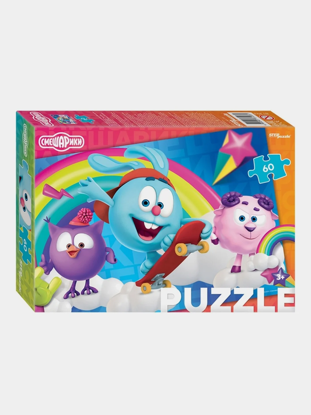Мозаика "puzzle" 60 "Смешарики (new)" (Мармелад Медиа)