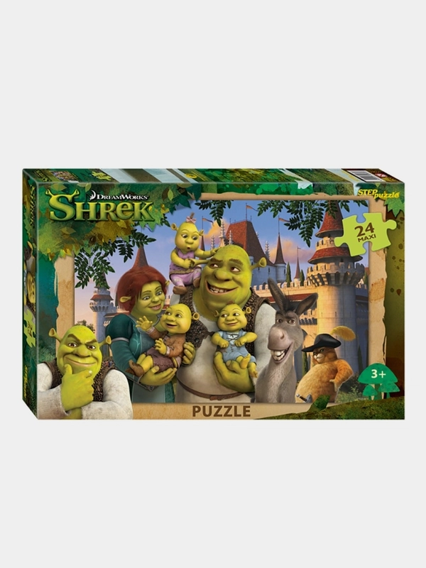Мозаика "puzzle" maxi 24 "Shrek" (Dreamworks, Мульти)