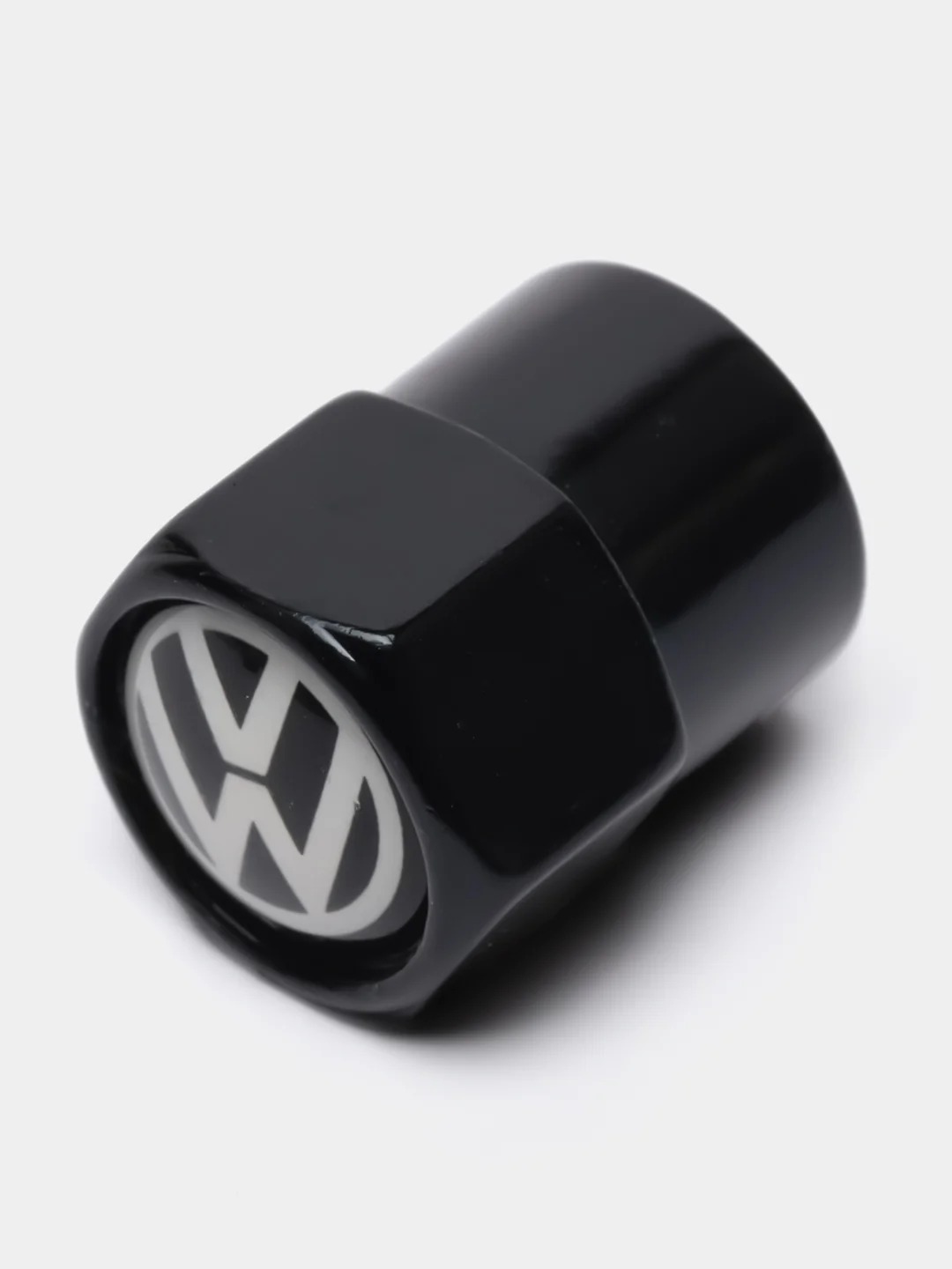 Черный колпачки для колес, на ниппель авто, с логотипом Volkswagen, 4 штуки