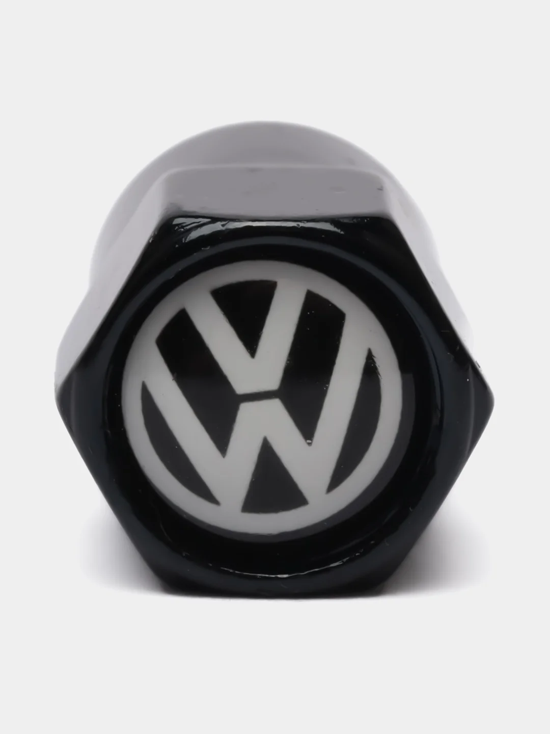 Черный колпачки для колес, на ниппель авто, с логотипом Volkswagen, 4 штуки