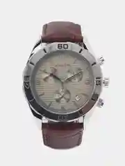 Коричневый мужские наручные часы Ochstin 6113B с хронографом в подарочной упаковке