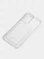 Прозрачный чехол для Samsung Galaxy S21+ / S21 Plus, Самсунг С21+ прозрачный с карманом для карты