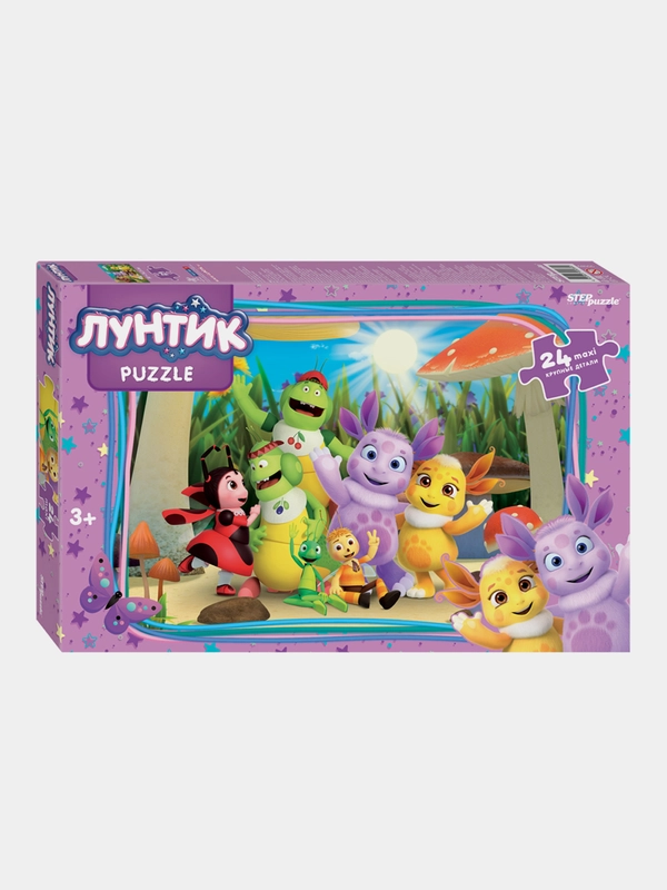 Мозаика "puzzle" maxi 24 "Лунтик (new 1)" (Мельница)