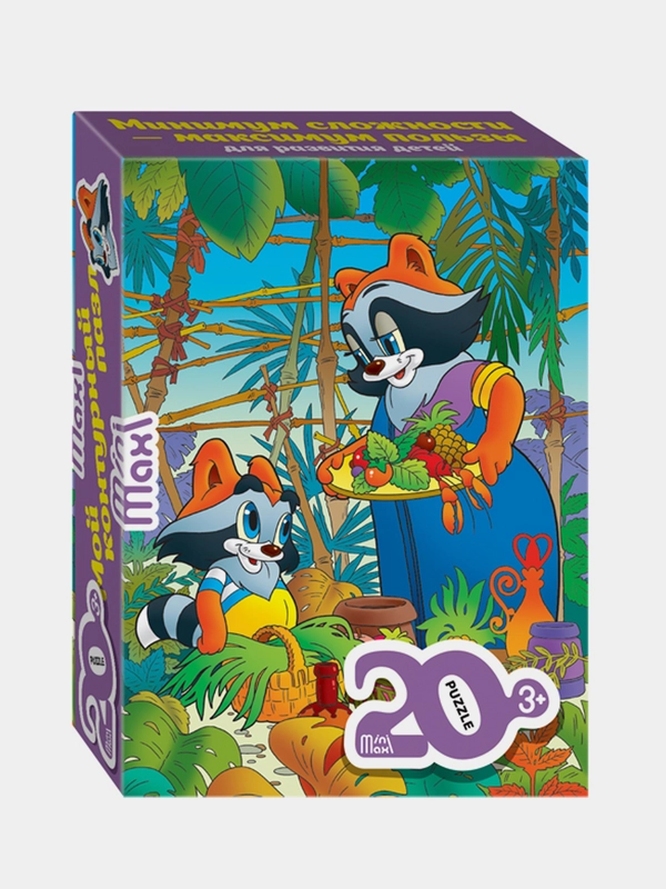 Мозаика "puzzle" 20 "Крошка Енот" (Mini-maxi)