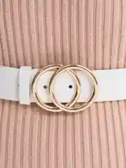 Белый ремень женский