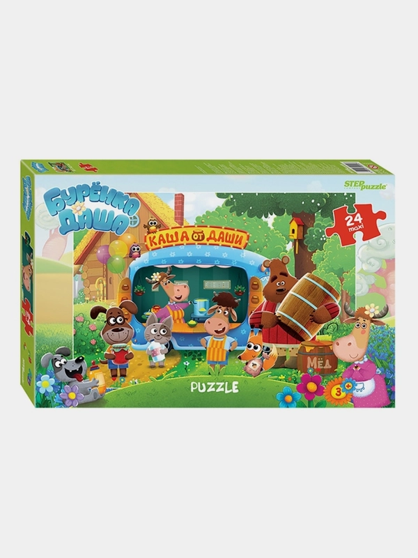 Мозаика "puzzle" maxi 24 "Буренка Даша" (Riki)