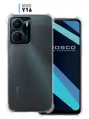 Противоударный чехол ROSCO для Vivo Y16, силиконовый с усиленными углами, прозрачный
