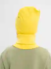Желтый шапка со снудом