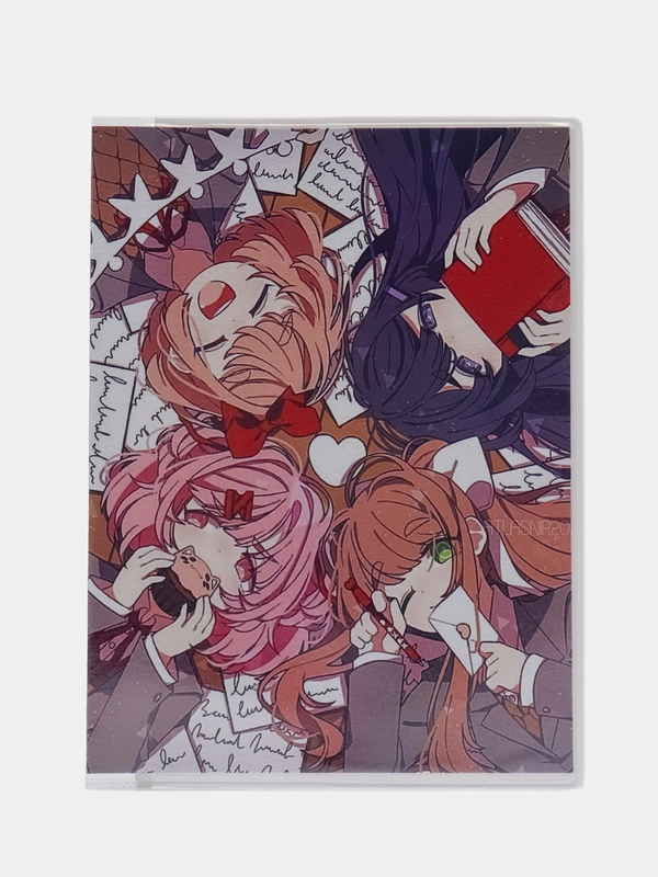 Обложка для паспорта по игре Doki Doki Literature Club