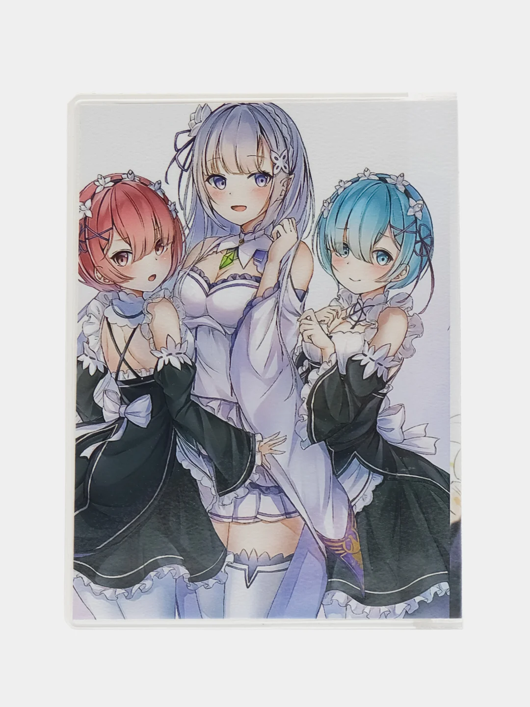 Обложка для паспорта по мотивам аниме Re:Zero "Жизнь с нуля в альтернативном мире"