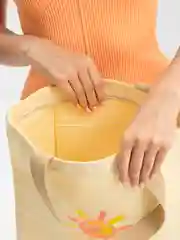 Бежевый сумка шоппер