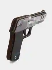 Угольный пистолет резинкострел из игры CS GO, деревянный