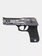 Угольный пистолет резинкострел из игры CS GO, деревянный