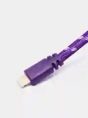 Пурпурный кабель Lightning, в оплетке