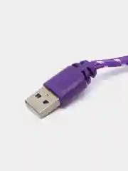 Пурпурный кабель Lightning, в оплетке