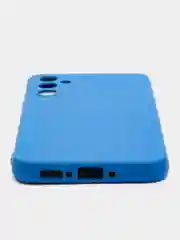 Синий чехол для Samsung Galaxy A34 5G (Самсунг Галакси А34 5 Джи), с мягкой подкладкой