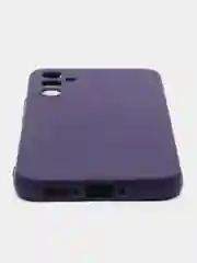 Темно-синий чехол для Samsung Galaxy A34 5G (Самсунг Галакси А34 5 Джи), с мягкой подкладкой