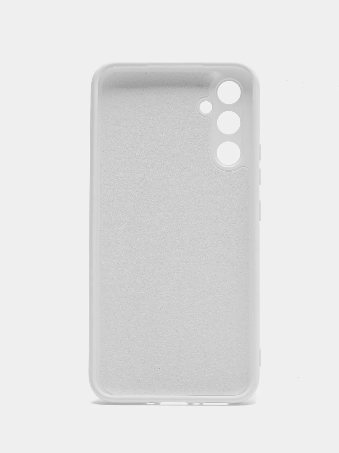 Белый чехол для Samsung Galaxy A34 5G (Самсунг Галакси А34 5 Джи), с мягкой подкладкой