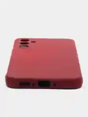 Тёмно-бордовый чехол для Samsung Galaxy A34 5G (Самсунг Галакси А34 5 Джи), с мягкой подкладкой