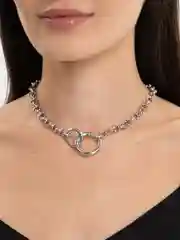 Серебряный цепочка на Новый год на шею