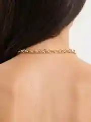 Золотой цепочка на Новый год на шею