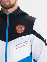 Темно-синий ветровка мужская Russia/ Россия, спортивная куртка мужская / костюм верх