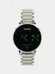 Золотой мужские цифровые наручные Led часы Skmei 1550 в подарочной упаковке