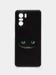 Черный чехол на Xiaomi Poco F3/Redmi K40/Mi 11i / Сяоми Поко Ф3/Редми K40/Ми 11i с рисунком