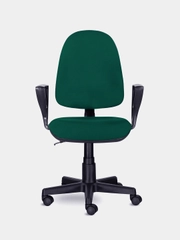 Кресло Brabix Prestige Ergo MG-311, регулируемая эргономичная спинка ткань, зеленое 532421
