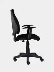 Кресло Brabix Comfort MG-321, регулируемая эргономичная спинка, ткань, черное С-11, 532556
